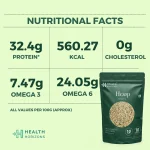Health Horizons Ayurvedic Sativa Hemp Hearts, 500gm - Image 3