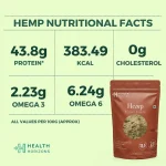 Health Horizons Ayurvedic Sativa Hemp Protein Powder 150gm - Image 7