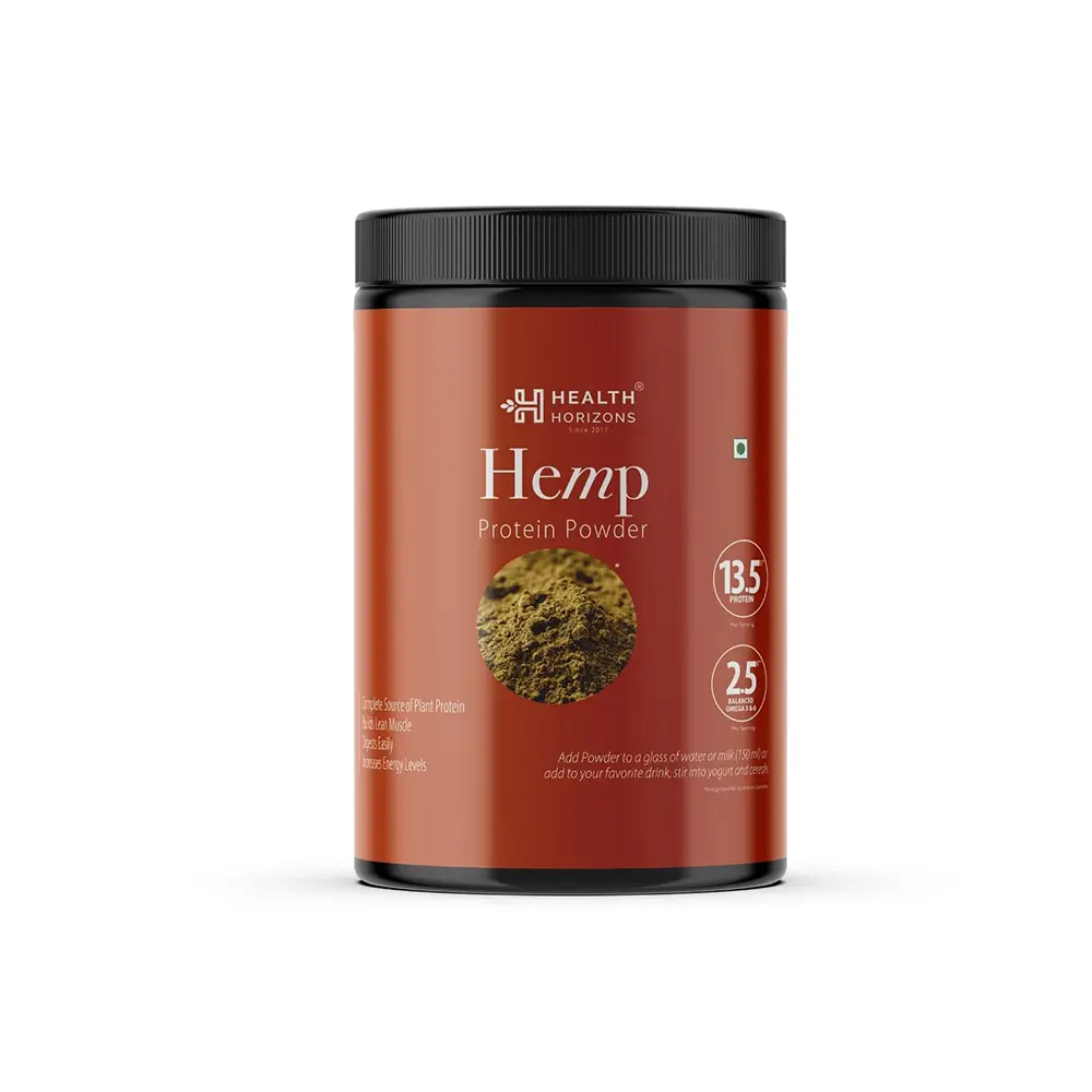 45 Health Horizons Cold Milled Raw Hemp Seeds Powder (Protein) 500gm - Image 1