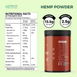Health Horizons Cold Milled Raw Hemp Seeds Powder (Protein) 500gm - Image 3