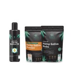 Health Horizons COMBO Mini Healthy Pack- Hemp Nubs, Hemp Protein Powder, Sativa Hemp Oil on itsHemp