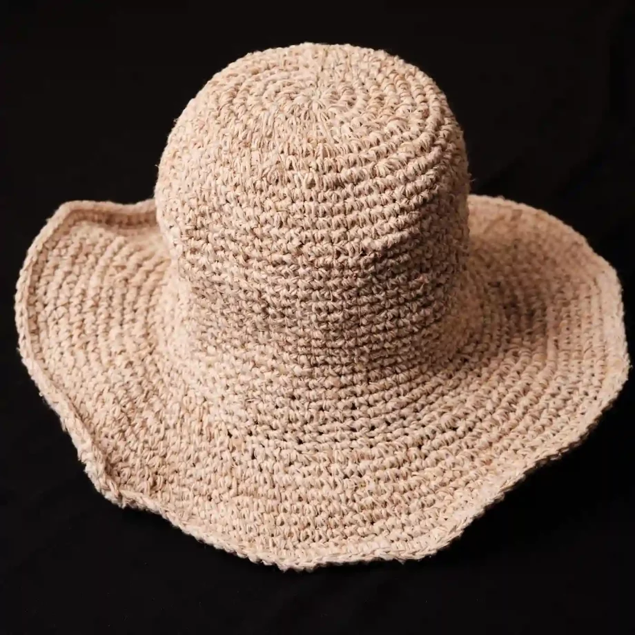Hemp House Hemp & Cotton Mix Handmade Summer Hat on itsHemp on itsHemp