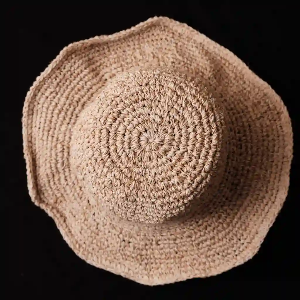 Hemp House Hemp & Cotton Mix Handmade Summer Hat on itsHemp on itsHemp