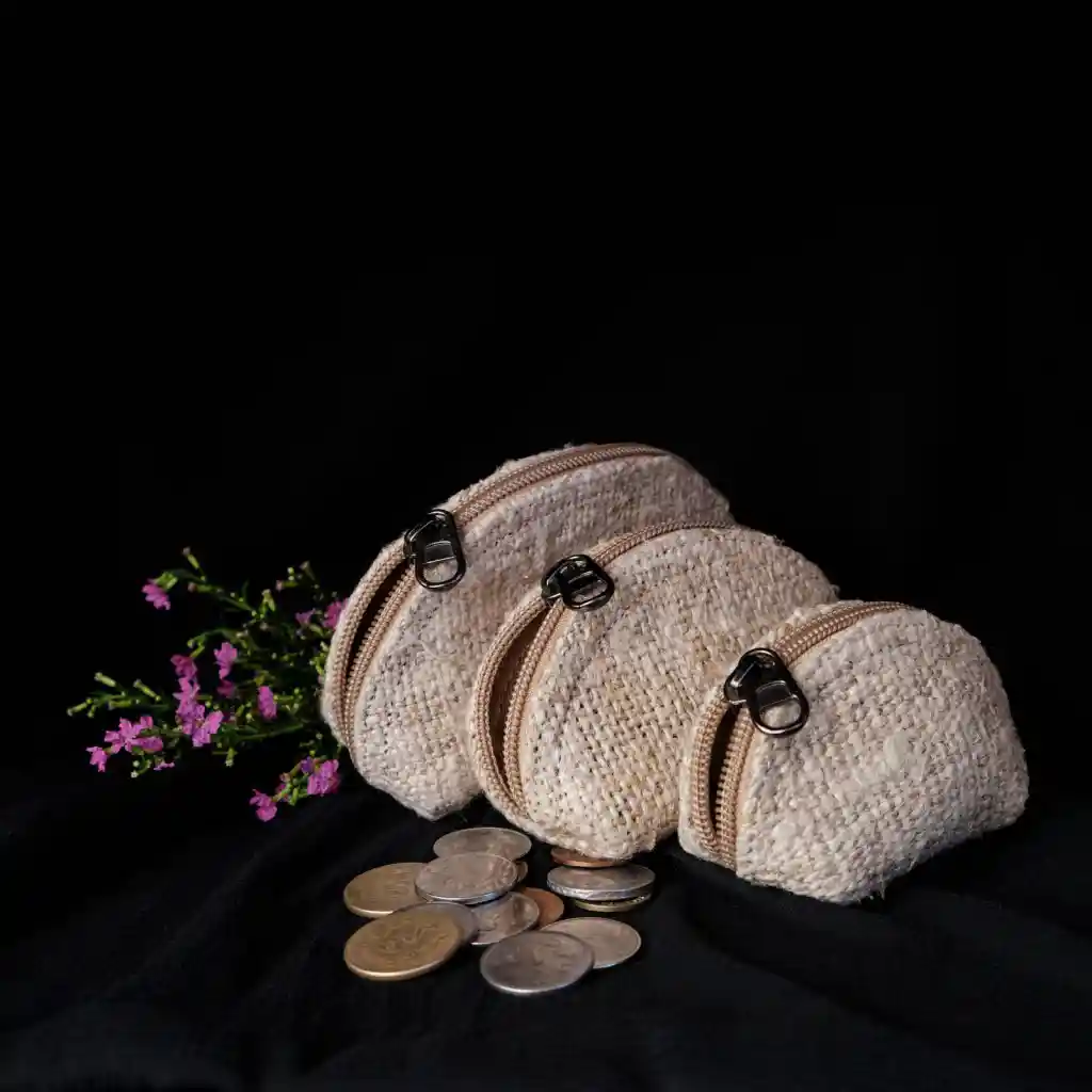 Hemp House All Natural Hemp Coin Purse (M) on itsHemp