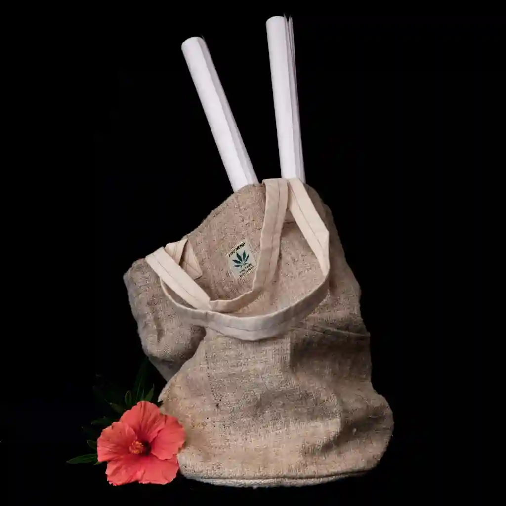 Hemp House All Natural Hemp Tote Bag on itsHemp