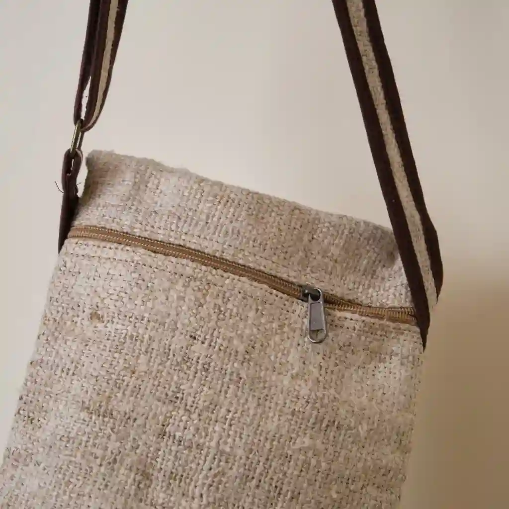 Hemp House All Natural Hemp Sling Bag Multi-Coloured On itsHemp
