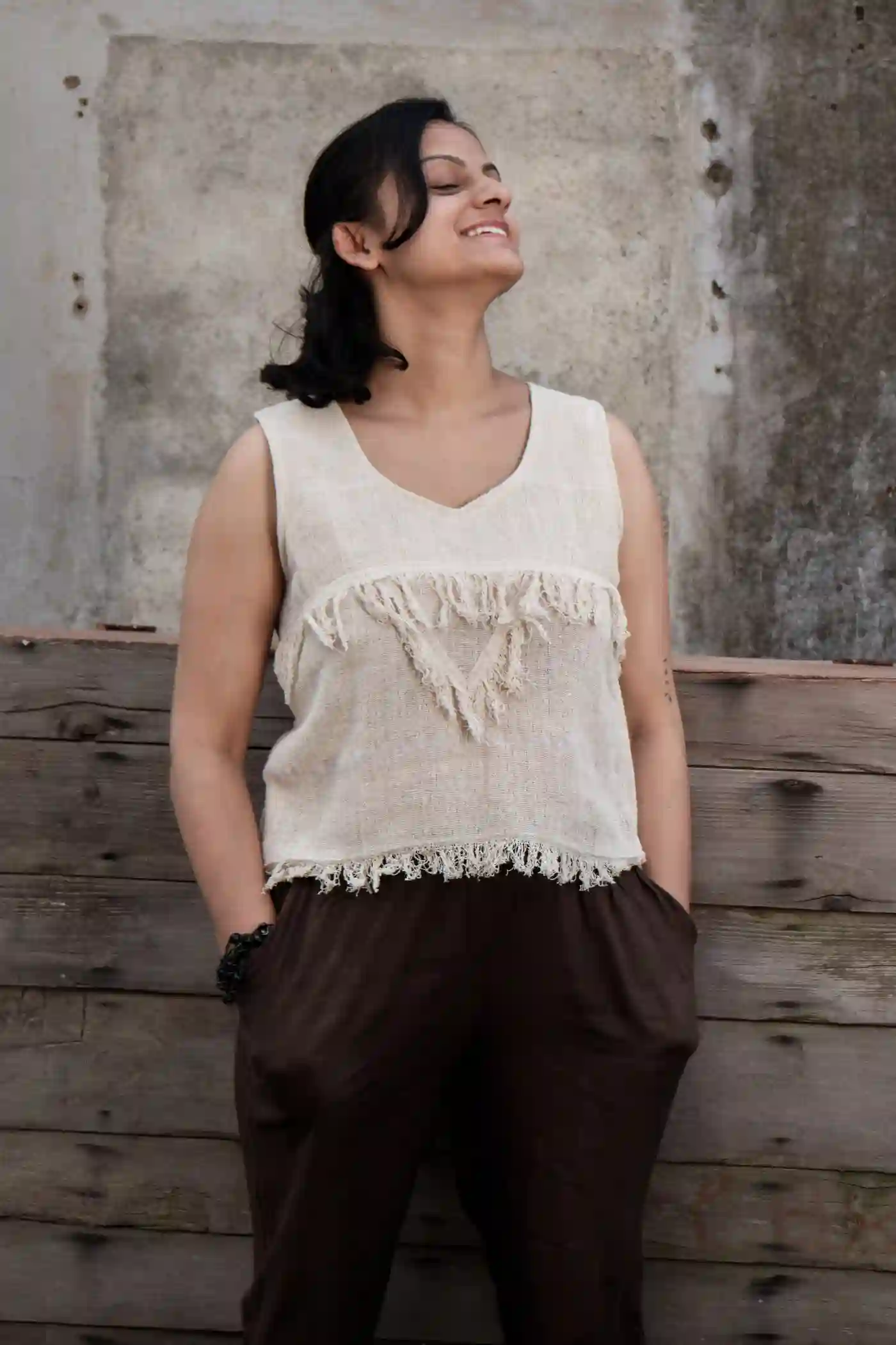 Hemp House All Natural Hemp Women Sleeveless Tank Top (S) on itsHemp