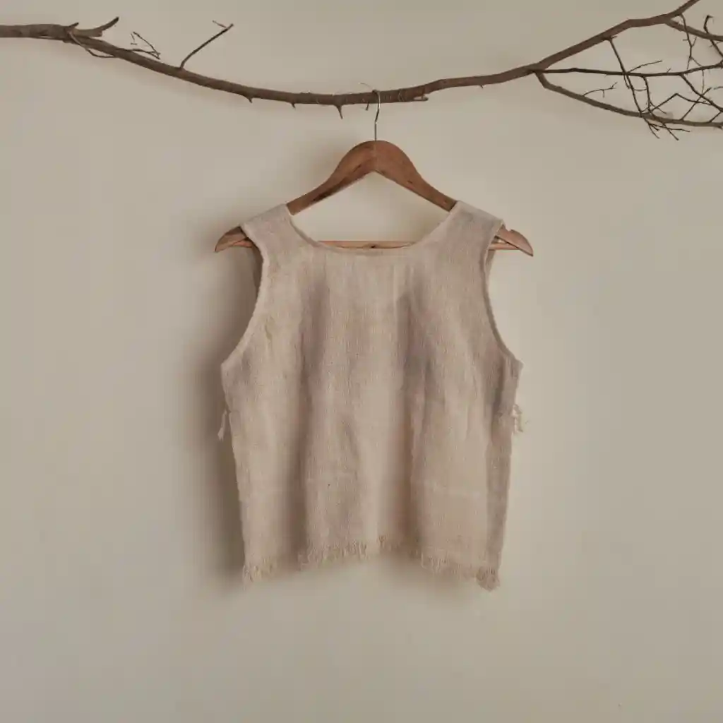 Hemp House All Natural Hemp Women Sleeveless Tank Top (S) on itsHemp