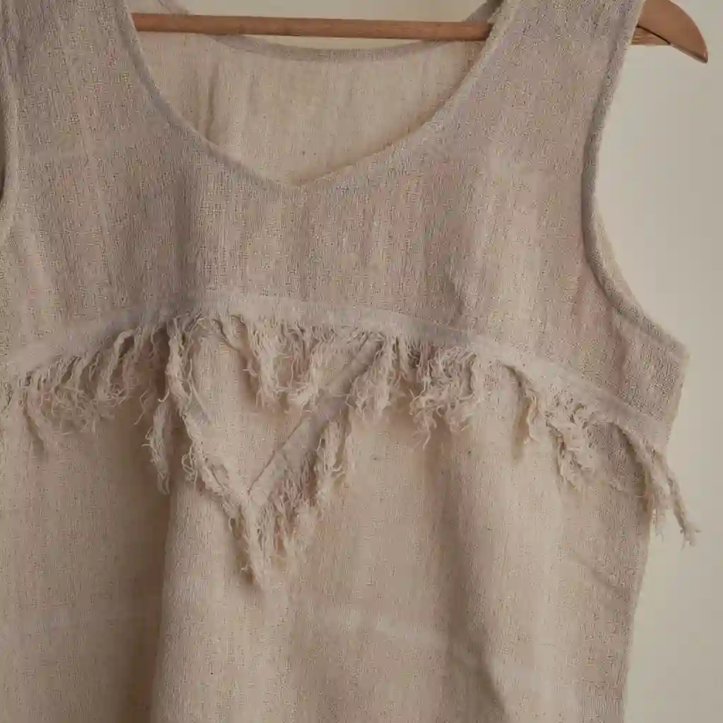 Hemp House All Natural Hemp Women Sleeveless Tank Top (S) on itsHemp
