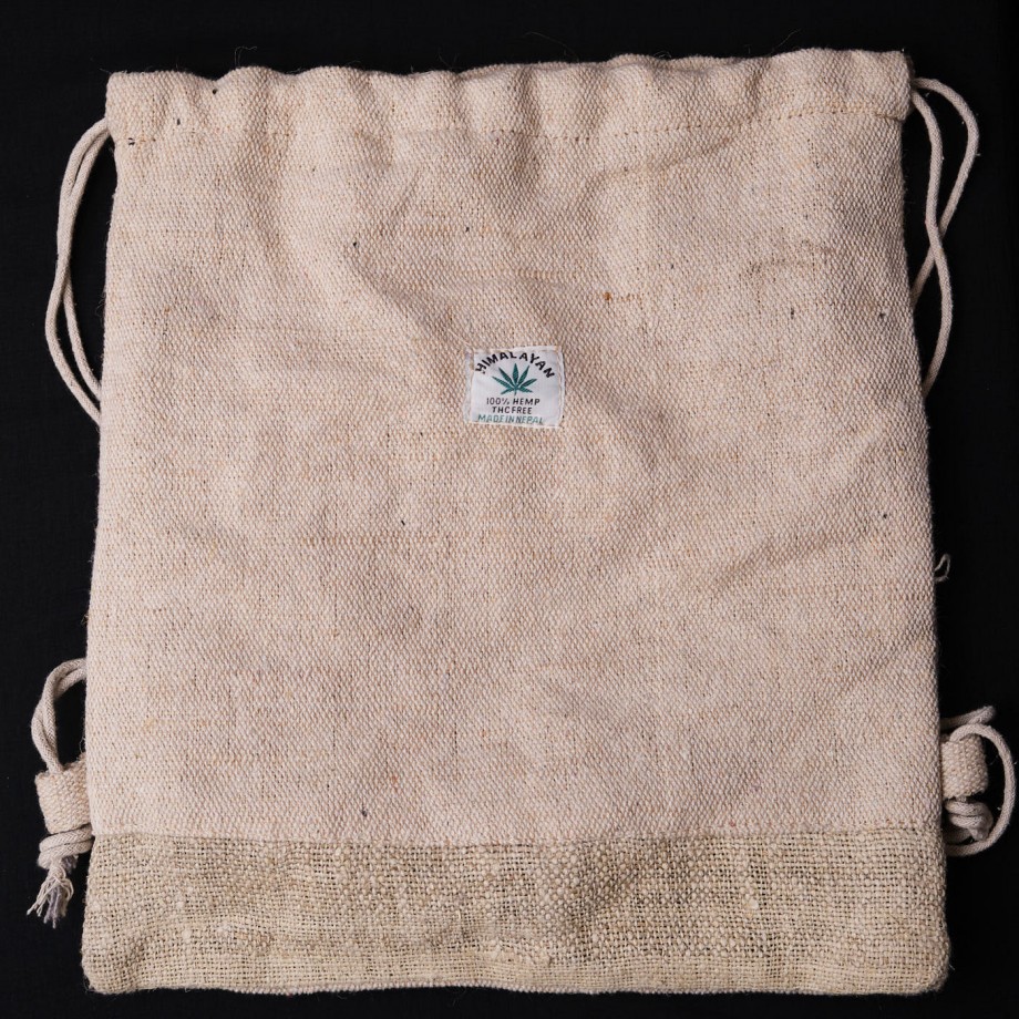 Pouchful Hemp & Cotton rope Bag on itsHemp