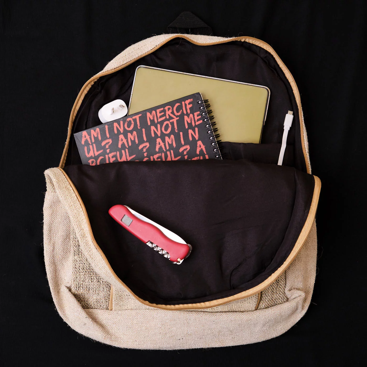 Pouchful Hemp & Cotton Laptop Bag on itsHemp