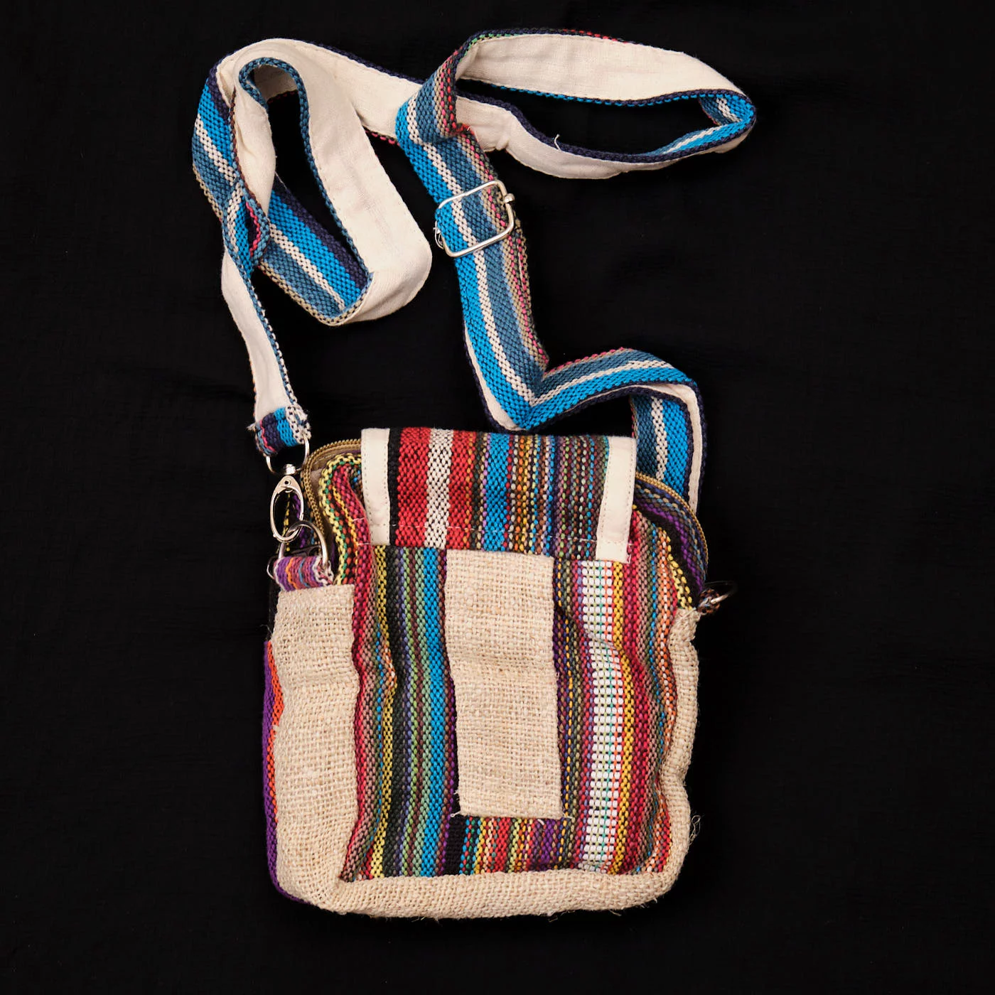 Pouchful Hemp & Cotton Handmade Sling bag on itsHemp