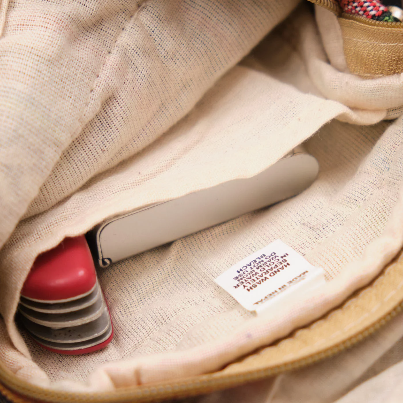 Pouchful Hemp & Cotton Handmade Sling bag on itsHemp