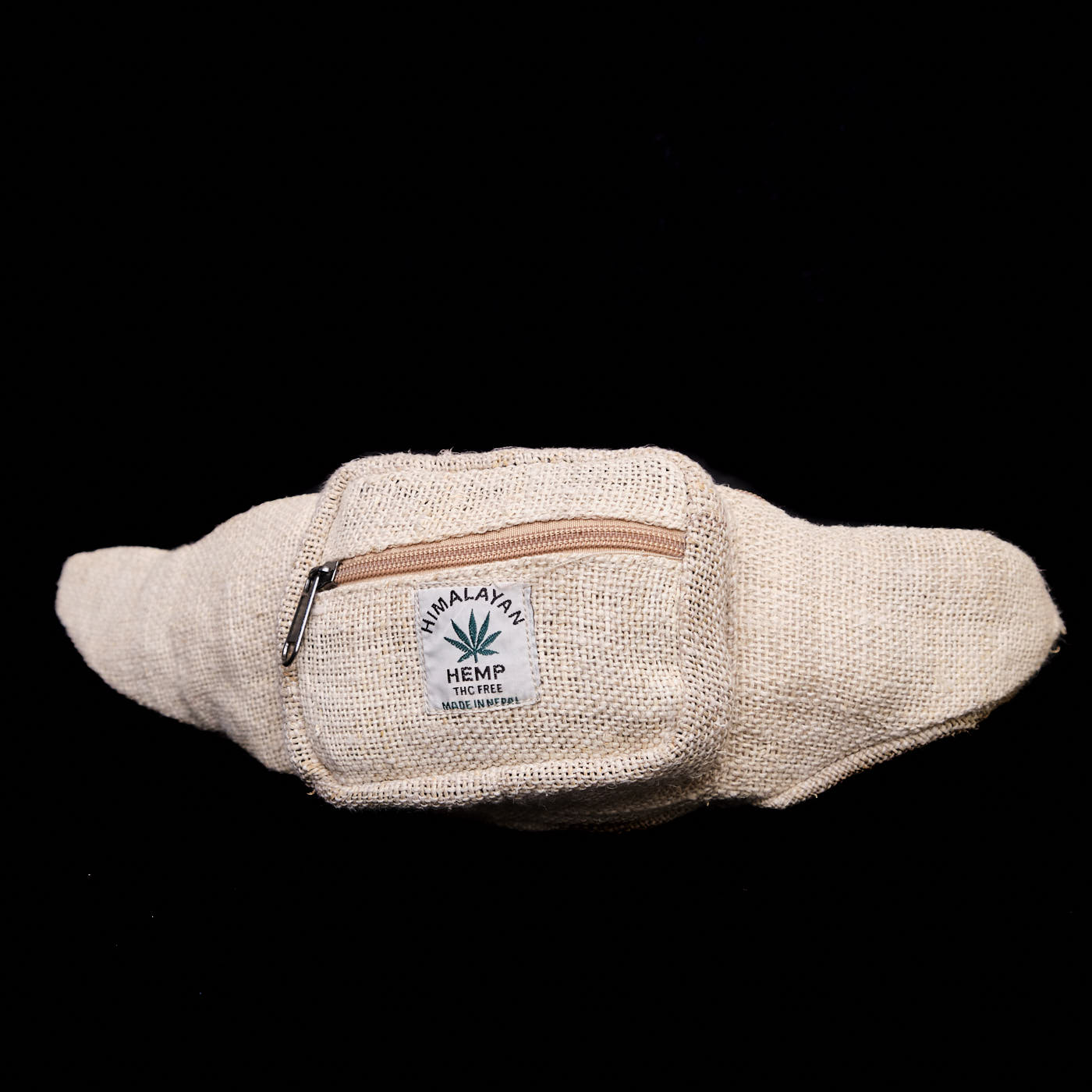 Pouchful Hemp & Cotton Handmade Waist Pouch (Tribal) on itsHemp