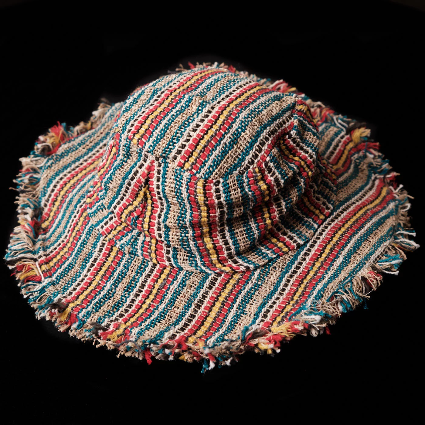 AF008070_1.jpg Pouchful Hemp & Cotton Handmade Summer Hat on itsHemp