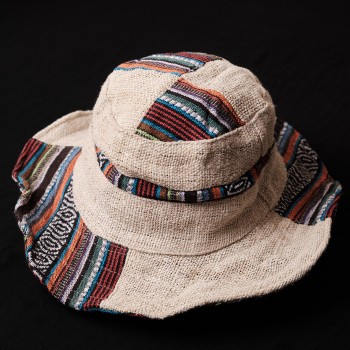 Pouchful Hemp & Cotton Handmade Summer Hat on itsHemp