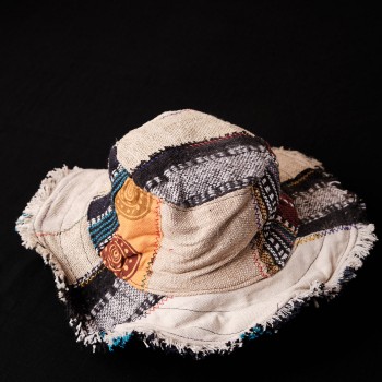 Pouchful Hemp & Cotton Handmade Summer Hat on itsHemp