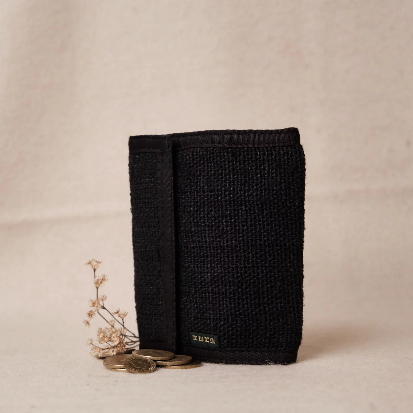 Pouchful All Hemp Handmade 2-Fold European Wallet on itsHemp