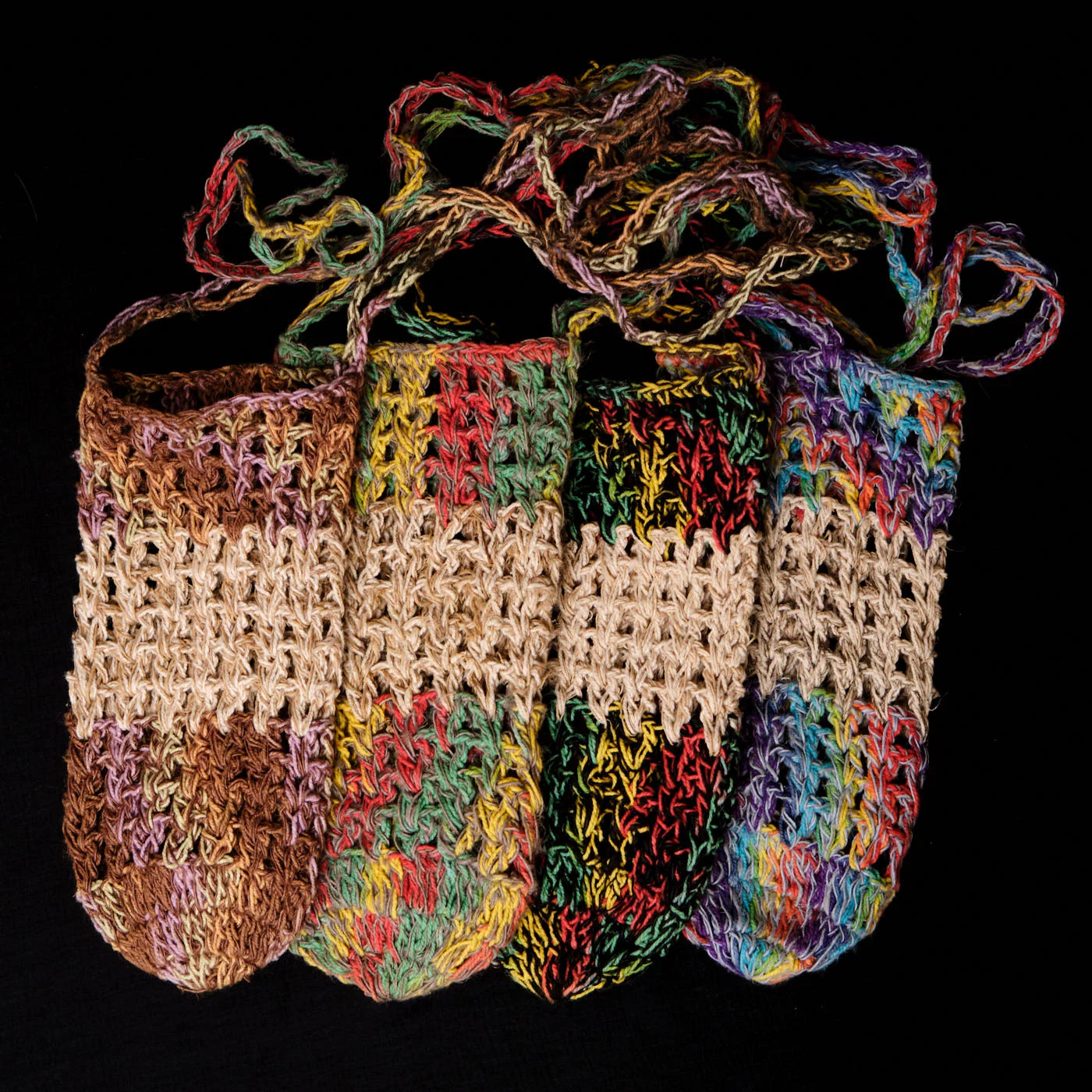 Pouchful All Hemp Handmade Bottle Holder on itsHemp