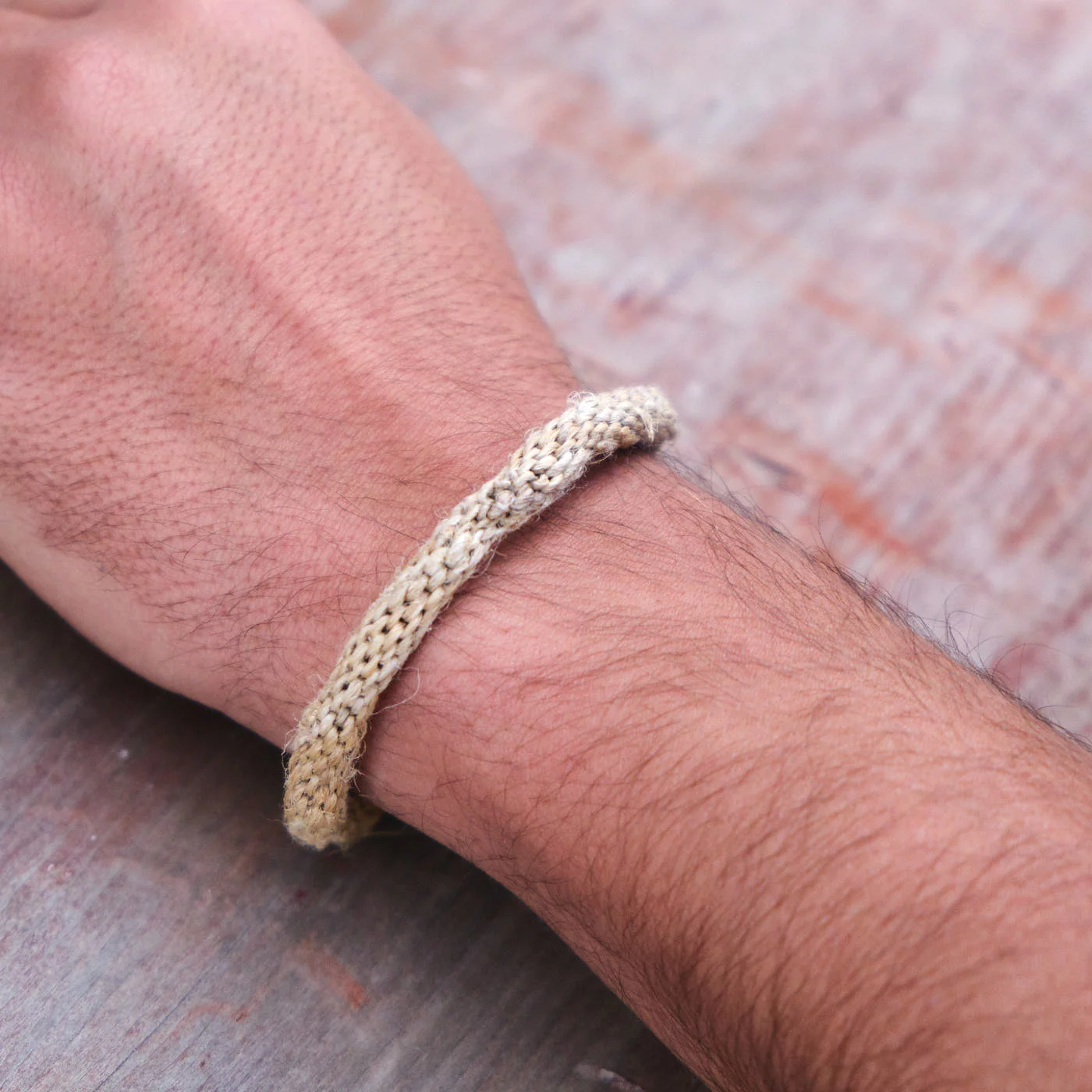 Pouchful All Hemp Handmade Wrist Band on itsHemp