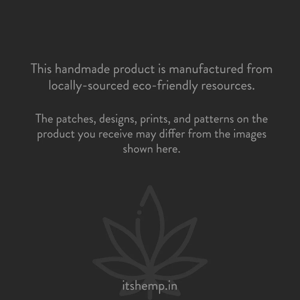 Pouchful All Hemp Handmade 2-Fold European Wallet (Yellow)