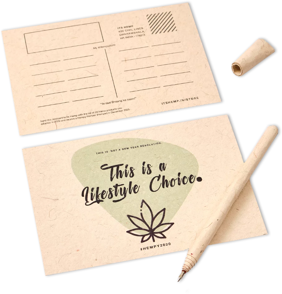 Hemp Pen Postcard Combo on ItsHemp