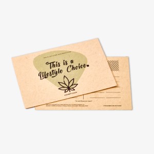 Its a Lifestyle Choice - Returnable Postcard on itsHemp