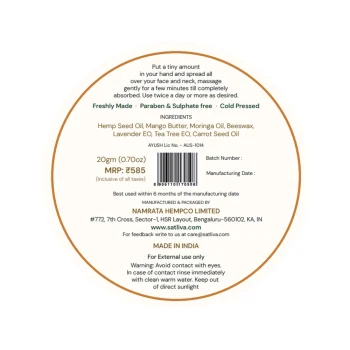 Satliva AgeDefy Glow Face Cream 20g on itsemp.in