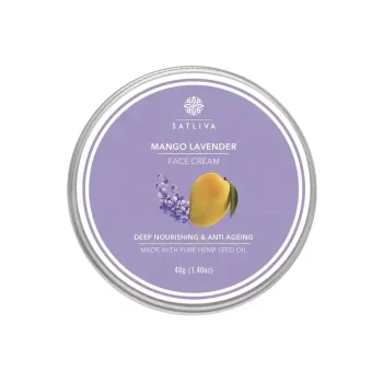 Satliva mango lavender face Cream on itsHemp