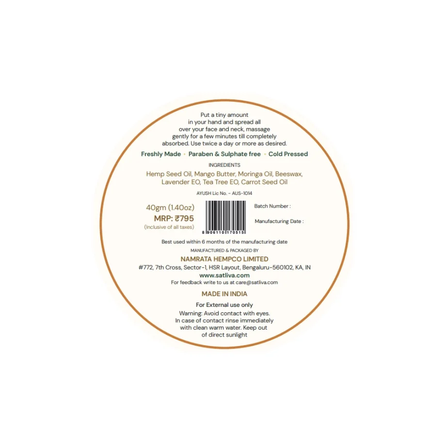 Satliva AgeDefy Glow Face Cream 40g on itshemp.in
