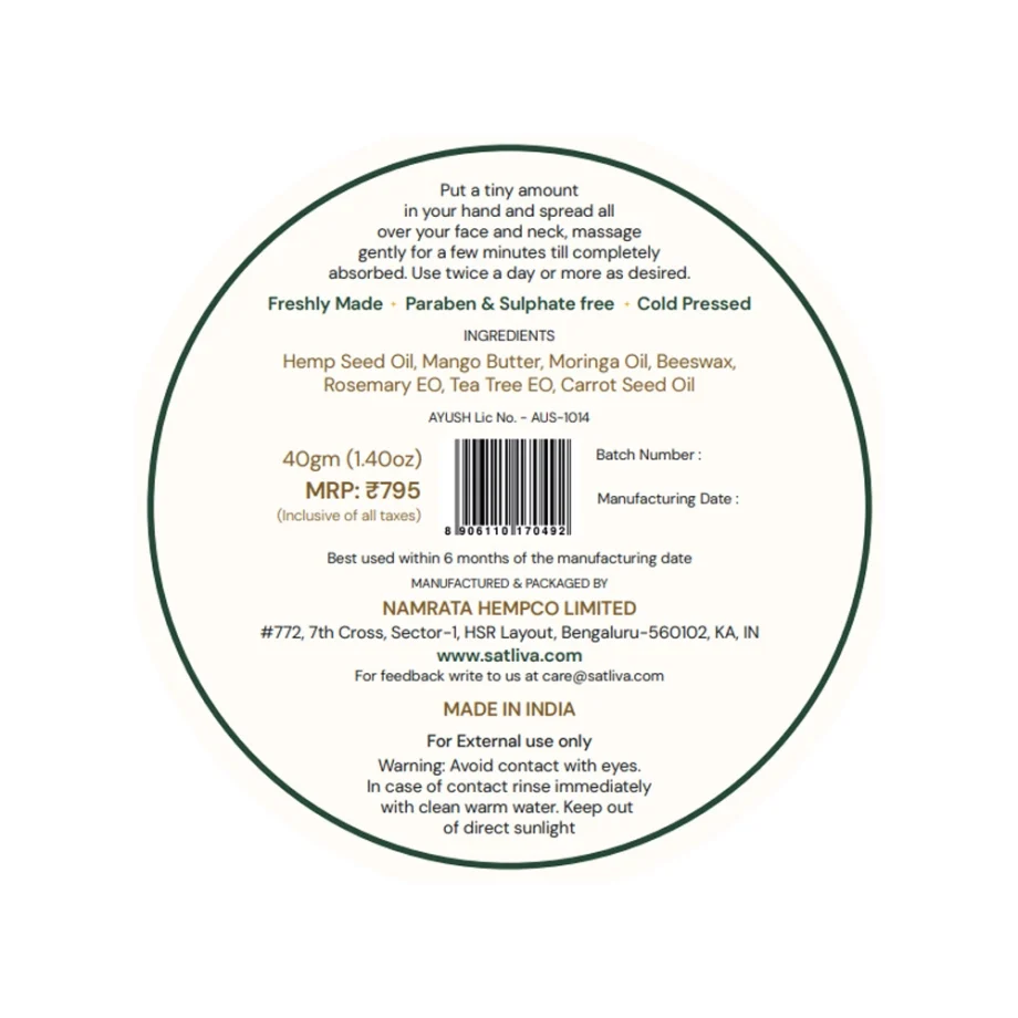 Satliva SkinRefine Face Cream 40g on itshemp.in