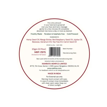 Satliva Sunkissed Defence Face Cream 20g on itshemp.in