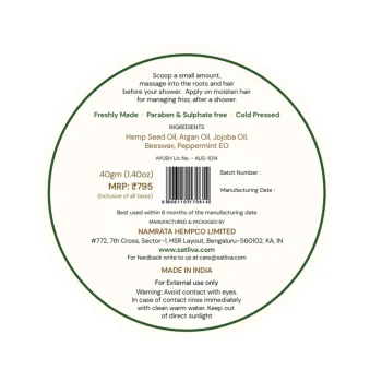 Satliva ChillTress Hair Cream 40g on itshemp.in