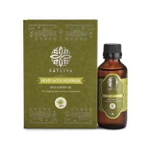 Satliva Hemp with Moringa Body and Face Oil 100ml