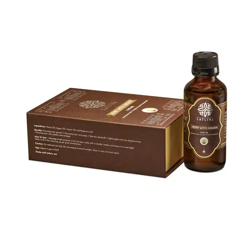 Satliva Hemp with avacado hair oil on itsHemp