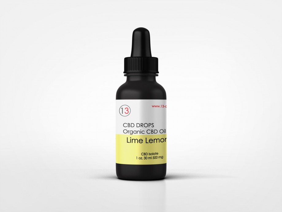 13 Extracts CBD Drops 500 mg (Lime Lemon) on itsHemp