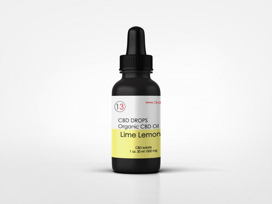 13 Extracts CBD Drops 1000 mg (Lime Lemon) on itsHemp