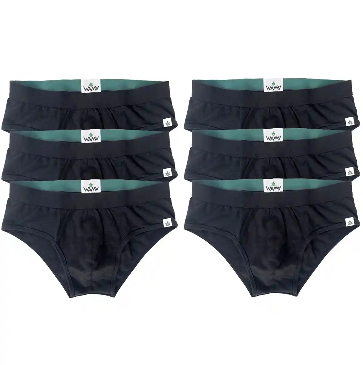 Wama Mens Briefs Pack of 6 on itsHemp