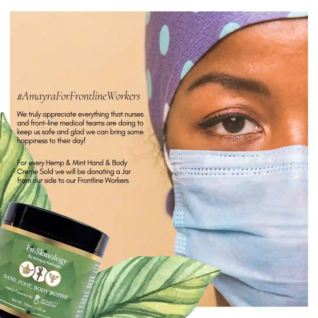 Fitskinology By Amayra Naturals' Hemp Seed Oil Hand, Foot, Body Butter (100 gm) on itsHemp