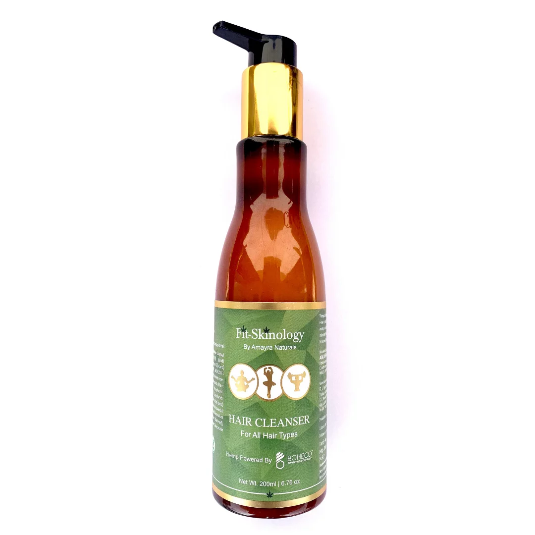 FS014004_1 Fitskinology By Amayra Naturals' Hemp Seed Oil Hair Cleanser (200 ml) on itsHemp