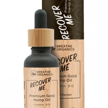Breathe Organics (Recover Me) Premium Gold Hemp Oil (10 ML) on itsHemp