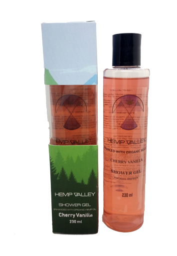 Hemp Valley Cherry Vanilla Shower Gel on itsHemp