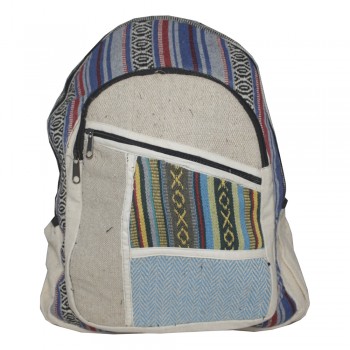 Himalayan Hemp Cross Pocket Backpack on itsHemp