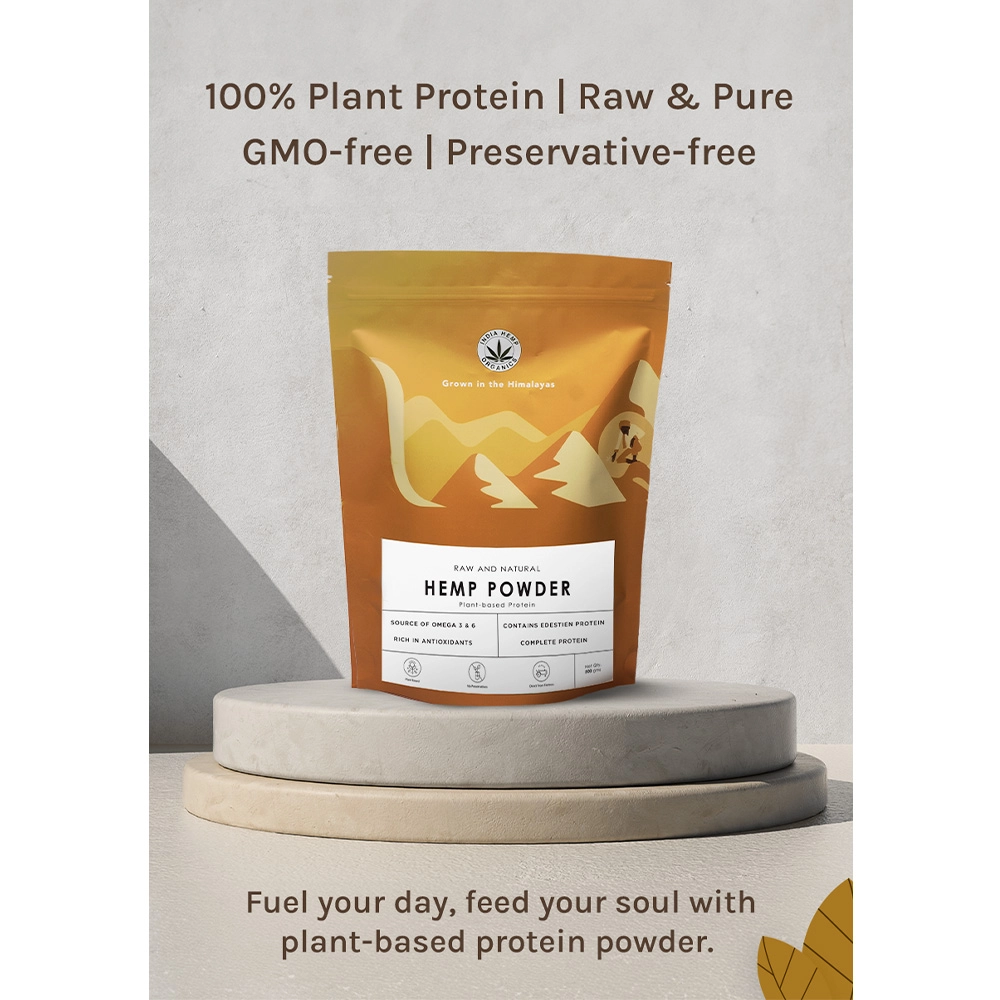 India Hemp Organics Hemp Protein Powder (1Kg) - Image 2