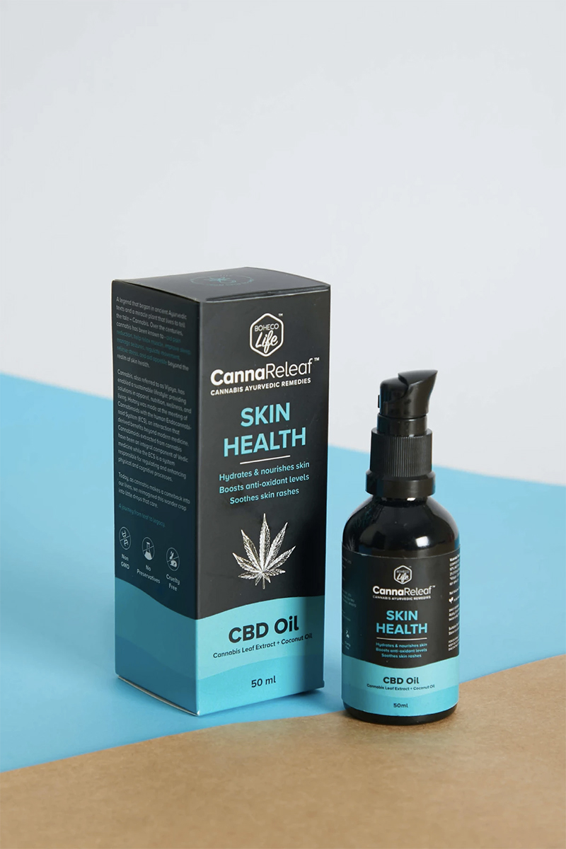 Cannareleaf cbd oil for skin health on itsHemp