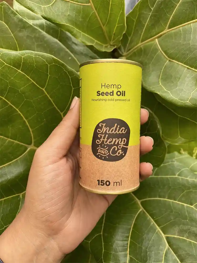 India Hemp & Co. Hemp Seed Oil (150 ml) on itsHemp