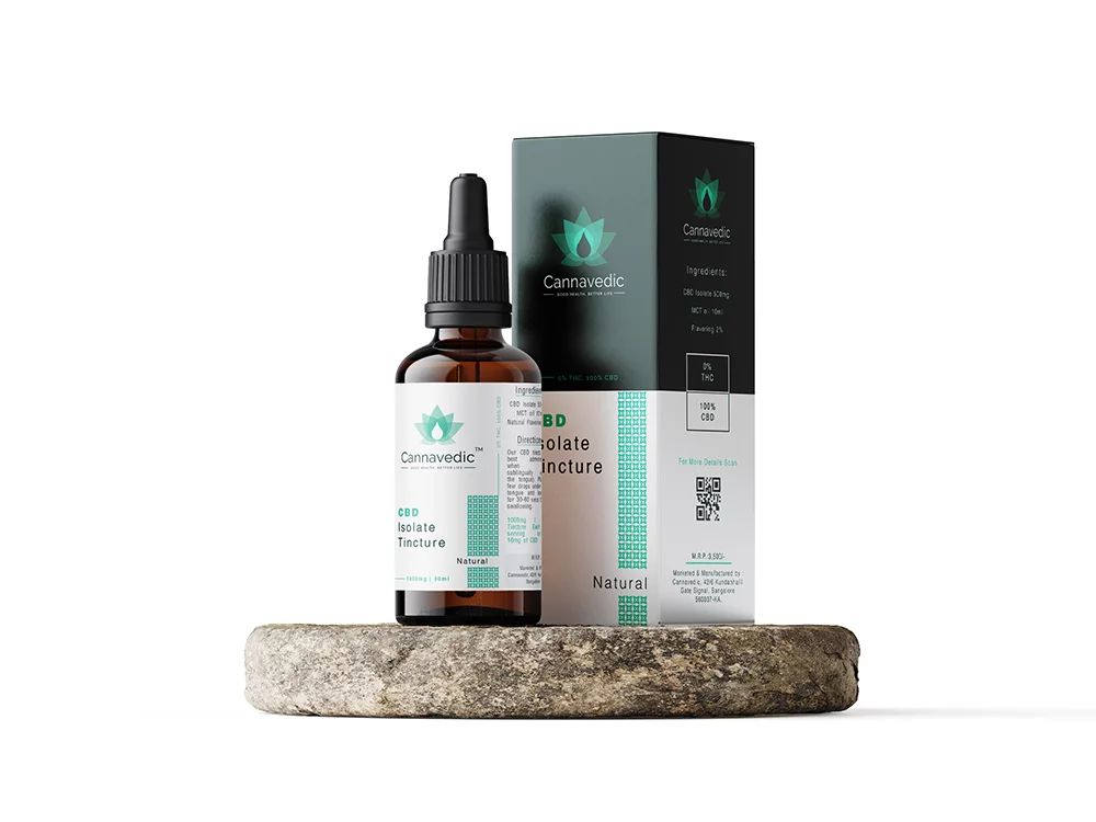 Cannavedic CBD Isolate Tincture Natural (1000mg) on itsHemp