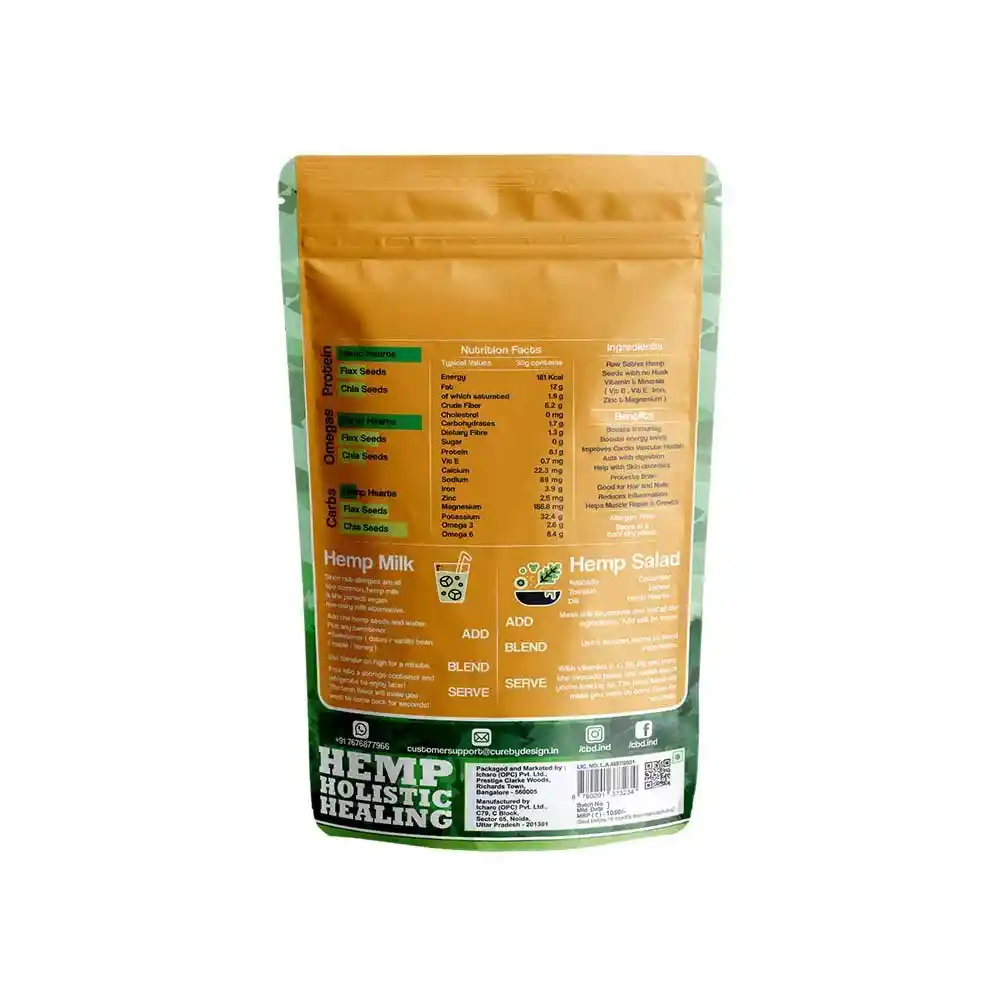 Cure By Design Hemp Hearts (500g)on itsHemp