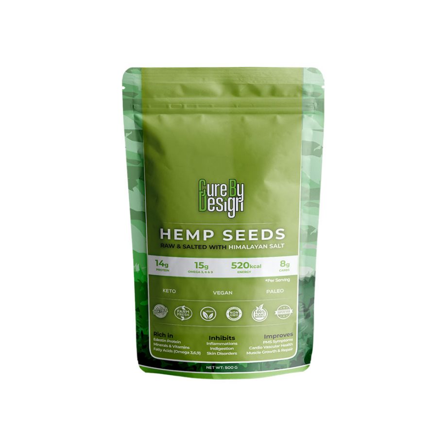 Cure By Design Hemp Hearts toasted (250g)on itsHemp