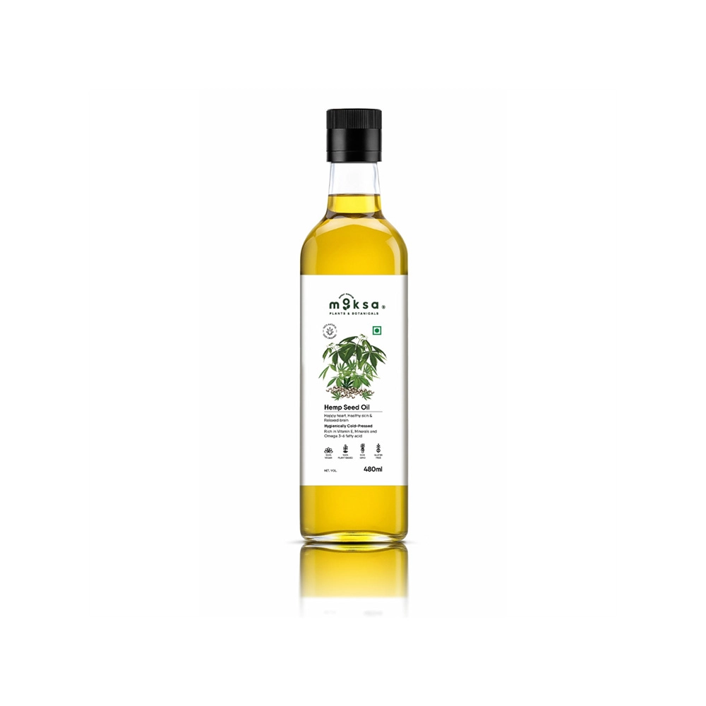 Moksa Hemp Seed Oil (480 ml) - Image 1